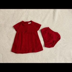Cat & Jack 0-3M Red Sweater Dress